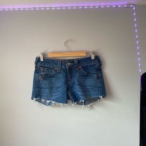 True religion jeans shorts
